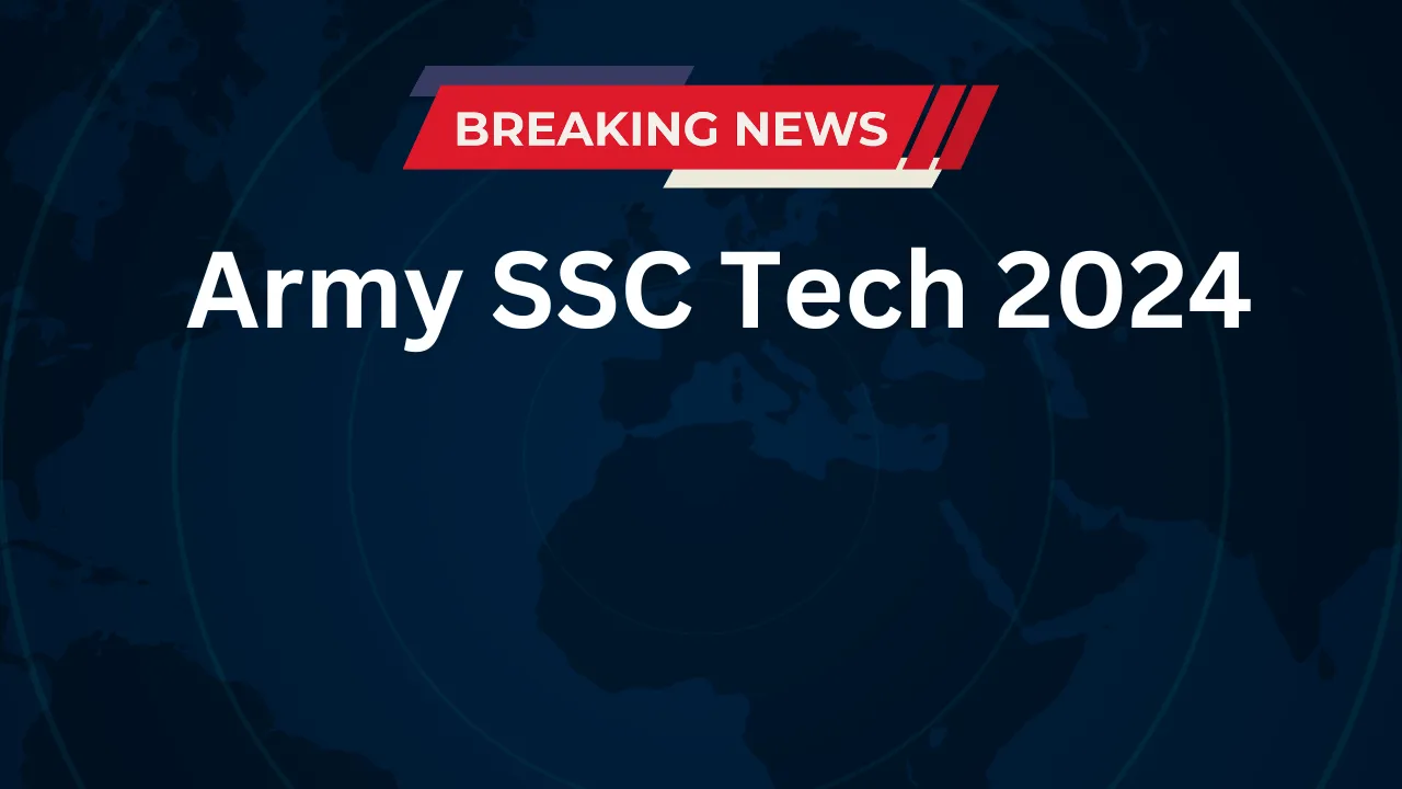 Army SSC Tech 2024