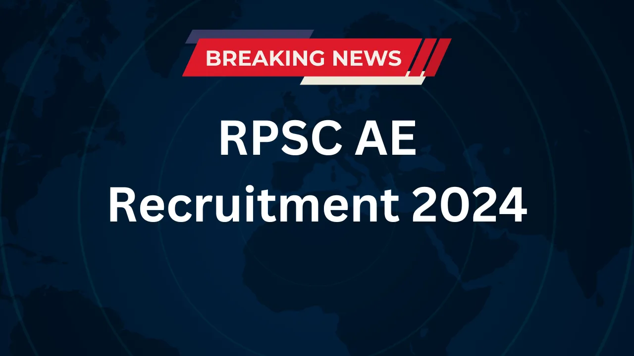 RPSC AE Recruitment 2024